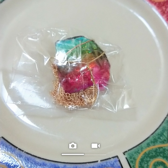 🌈 Rainbow Quartz necklace even prettier outside. Price includes ONE Pentant - Picture 10 of 12